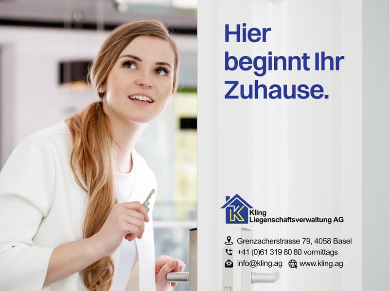 Gemütliche 1-Zimmer-Wohnung an zentraler Lage im Glaibasel (6)