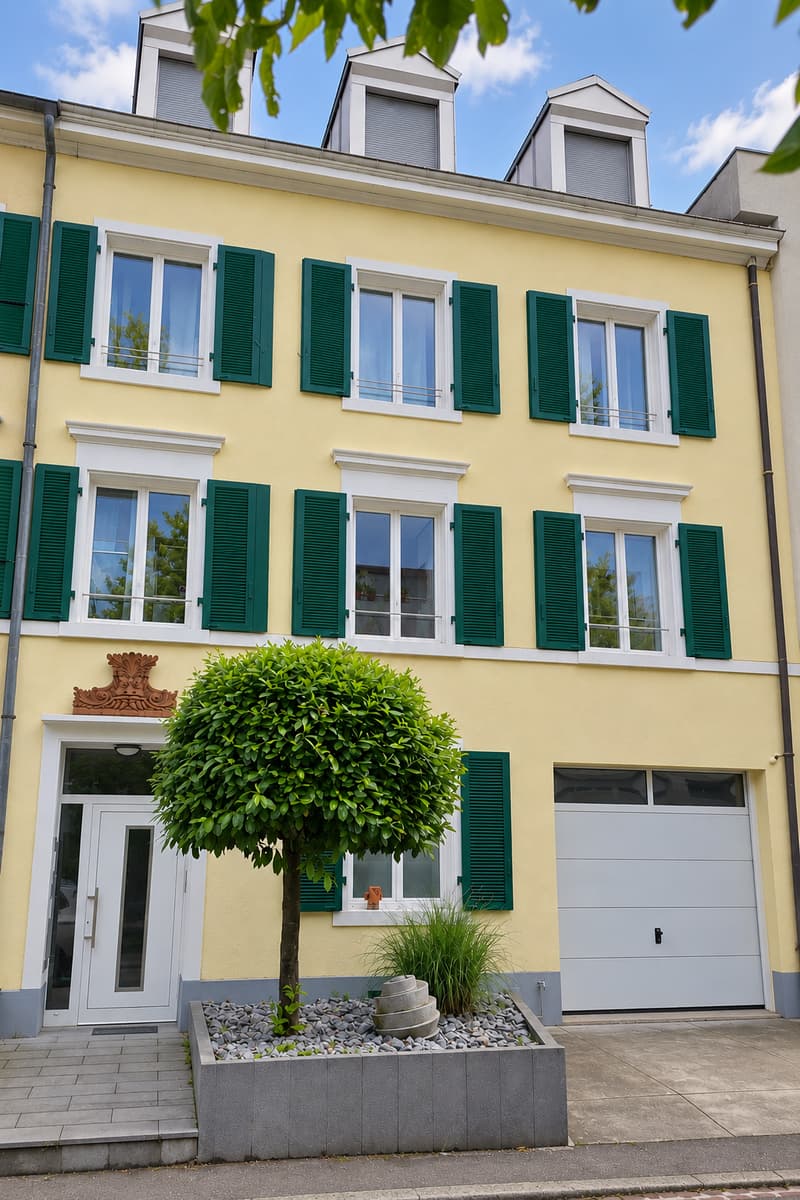 Charmante 4.5-Zimmer-Maisonette-Wohnung an ruhiger Quartierstrasse in Basel (1)