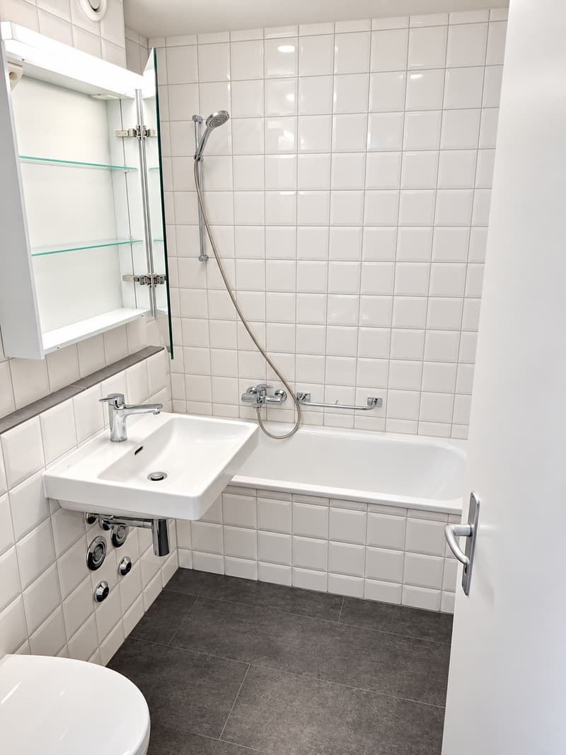 Helle 1-Zimmer-Wohnung mit gedecktem Balkon in Basel (1)
