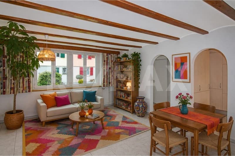 3.5-room semi-detached house with garden and near train station (1)