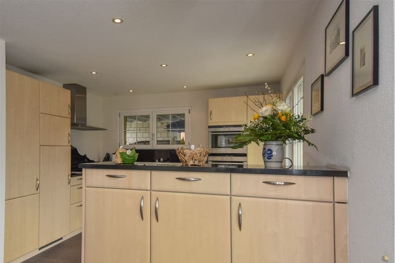 5½ room single-family house; modern and attractive; with heat pump and PV system. (6)