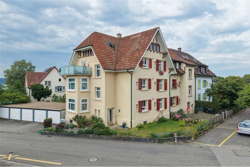 Steingrube Solothurn - Mehrfamilienhaus mit Charme; 3 Wohnungen und 5 Garagen (1)