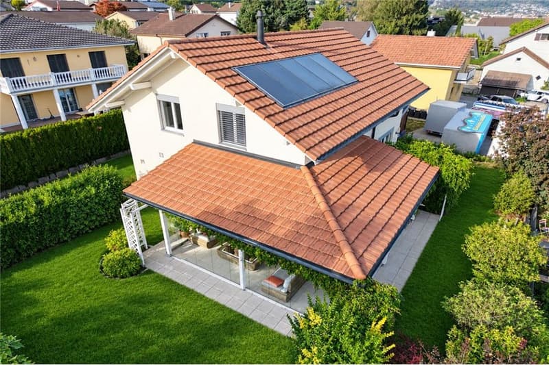 Attraktives 4½ Zimmer Einfamilienhaus mit grossem Wintergarten. Sonnig und ruhig gelegen. (4)