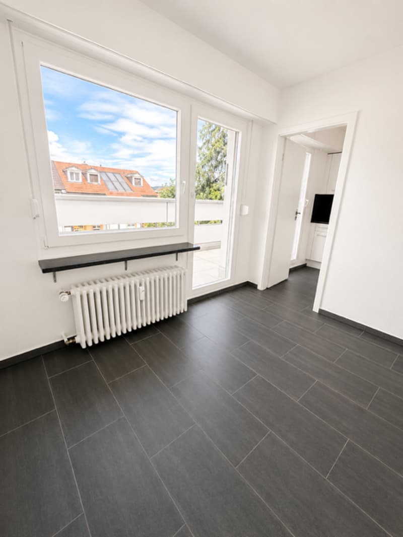 Helle Dachgeschosswohnung verfügt über 2 Balkone und Stadtblick – 3.5 Zimmer in Basel (16)