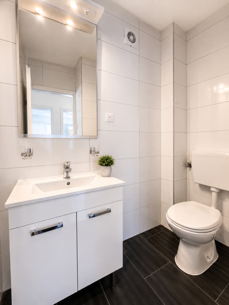 Helle Dachgeschosswohnung verfügt über 2 Balkone und Stadtblick – 3.5 Zimmer in Basel (18)