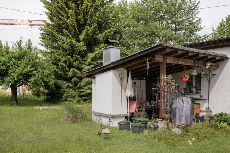 Gedeckter Sitzplatz