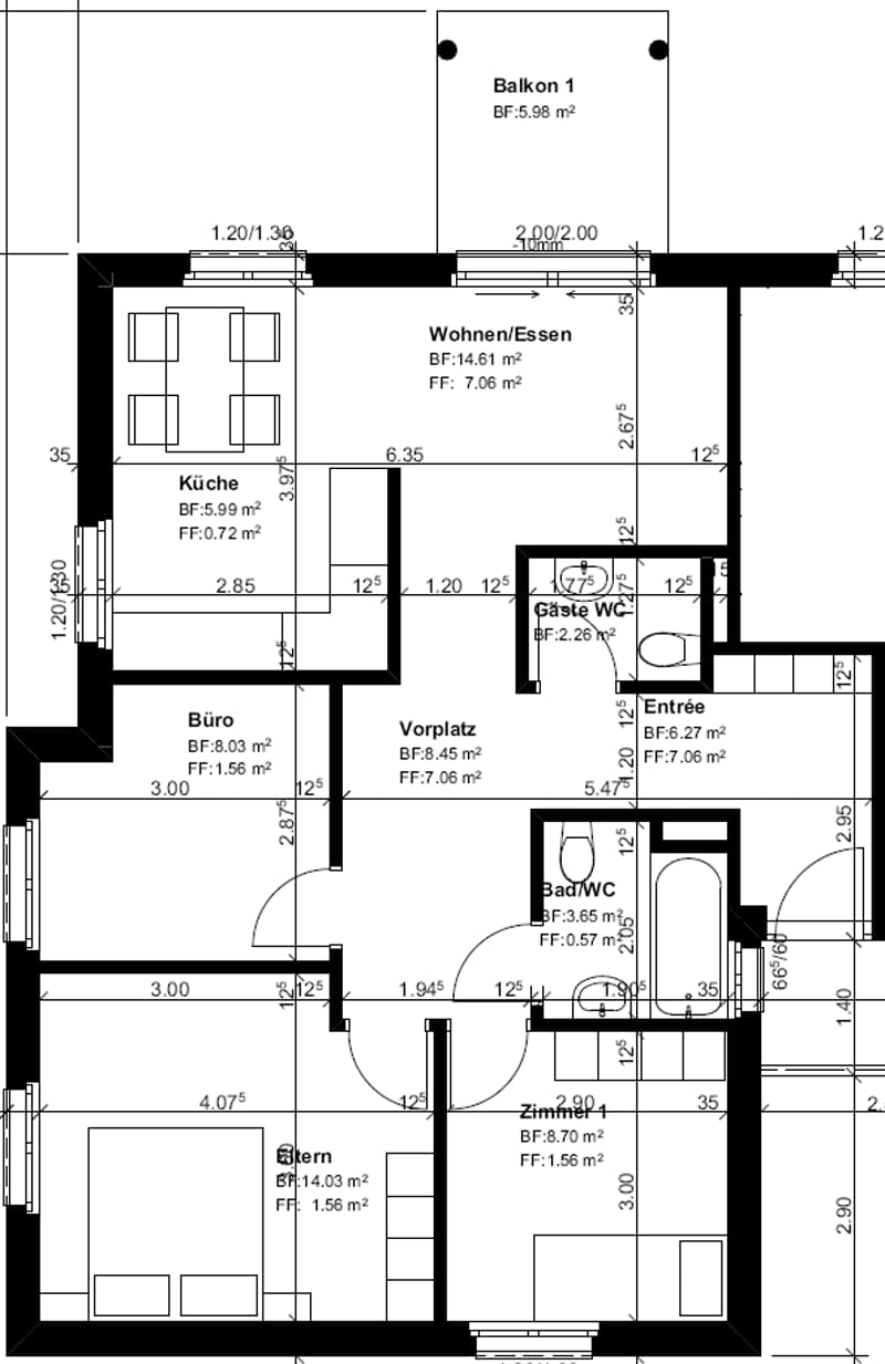 Grundrissplan