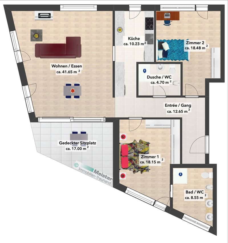 Spacious living in a beautiful location in Binningen (14)