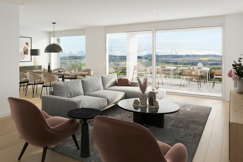 Fehr Real Estate - Modern 4.5-room terrace houses with panorama (1)