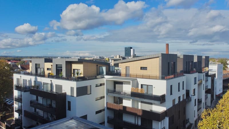 Neubau - Traumhafte 2 Zi. Wohnung mit grosser Terrasse offenem Grundriss und Garage (1)