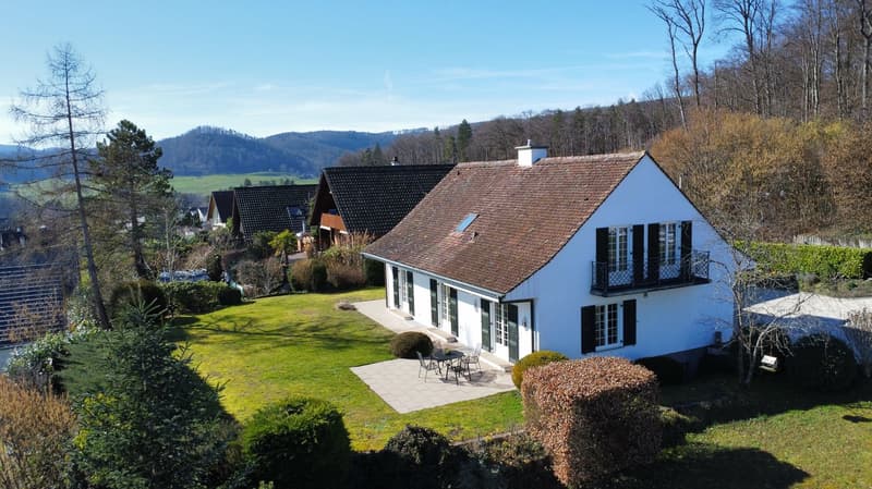 Idyllic country house with panoramic views, large garden and garage in Lupsingen (14)