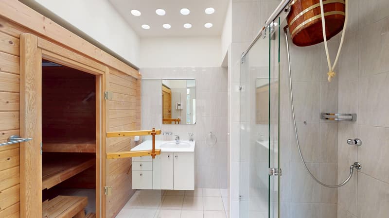 Stylish 284sqm attic apartment with lift, two underground parking spaces, three balconies, and private sauna (9)