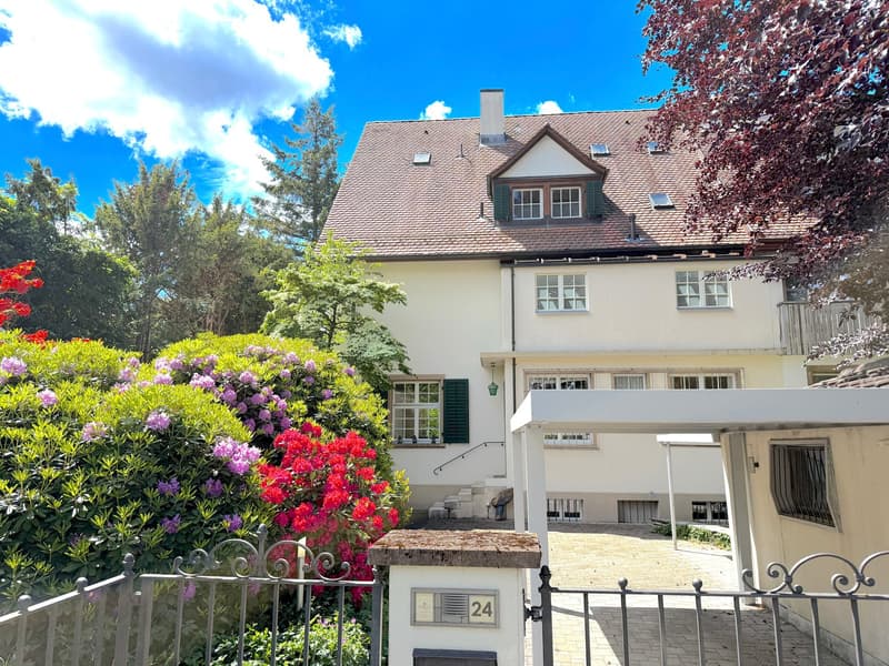 Casa di città stilosa di 10 stanze in una posizione privilegiata a Riehen con un giardino spettacolare e un garage (14)