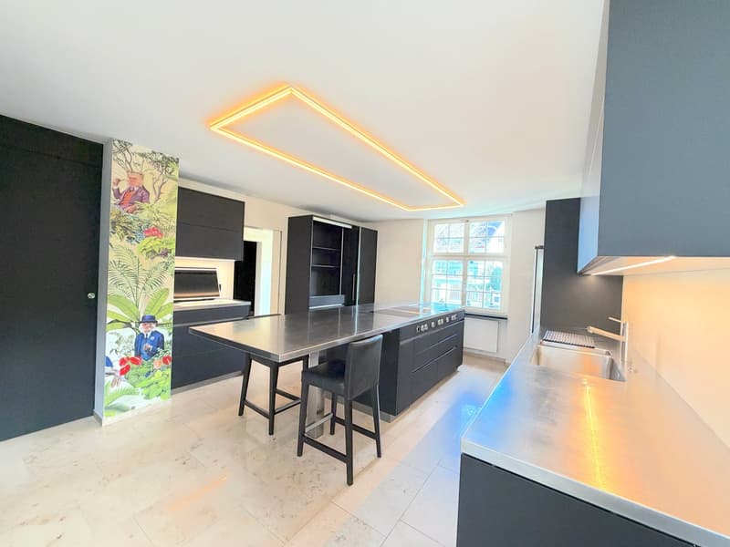 Casa di città stilosa di 10 stanze in una posizione privilegiata a Riehen con un giardino spettacolare e un garage (7)
