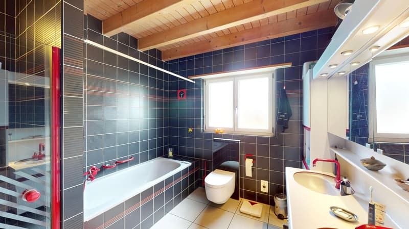 Paradis de jardin pour la vie quotidienne - maison d'architecte lumineuse de 6,5 pièces avec garage dans un emplacement favorable au trafic (9)