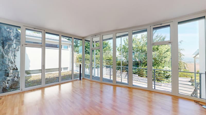 Einzigartige 8,5 Zimmer Split-Level-Villa mit Pool grossem Garten und einem Panoramaausblick (3)