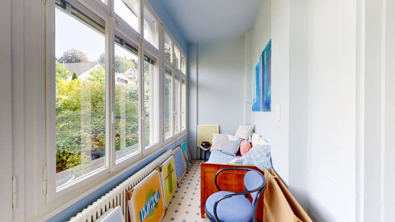 Traumhafte Landhausvilla mit großem Garten, eigener Zufahrt und Blick ins Grüne (5)