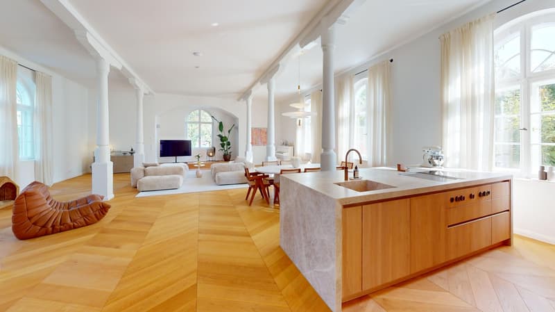 Historischer Charme trifft modernes Design Kernsanierte Villa in Altweil mit 346 m² Wohnfläche (1)