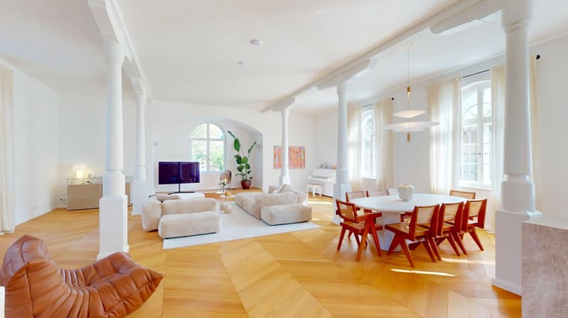 Historischer Charme trifft modernes Design Kernsanierte Villa in Altweil mit 346 m² Wohnfläche (5)
