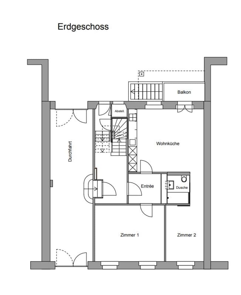 Charmante und gemütliche 3-Zimmer-Altbauwohnung mit Balkon (2)