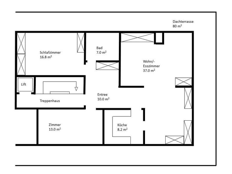 Grundrissplan