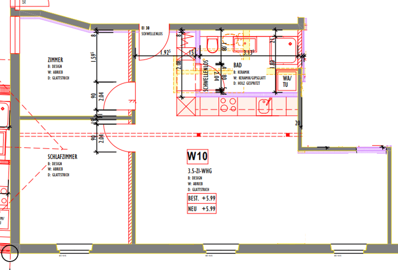 Grundrissplan