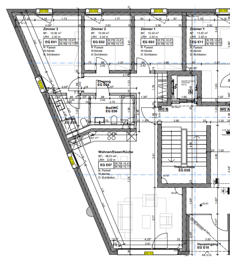 Grundrissplan