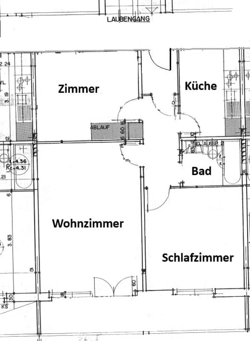 Grundrissplan