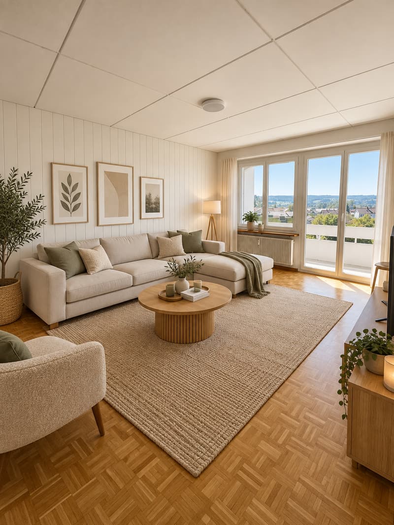 Wohnzimmer (Möblierungsvorschlag)