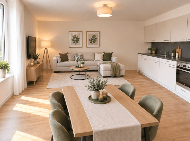 Wohn- und Esszimmer