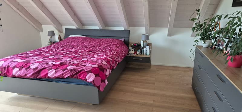 Ampio appartamento-mansarda di 3,5 locali in una zona tranquilla a Witterswil in affitto! (10)