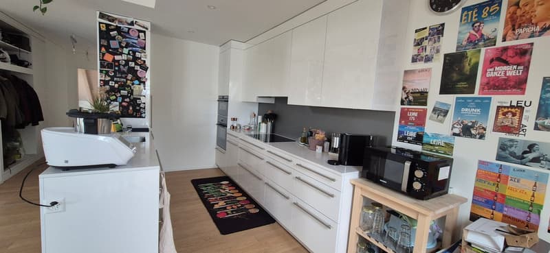 Ampio appartamento-mansarda di 3,5 locali in una zona tranquilla a Witterswil in affitto! (2)
