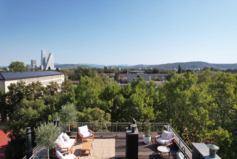 LUXURIÖSE DESIGNERWOHNUNG MIT PANORAMA-DACHTERRASSE UND KLIMAANLAGE (1)