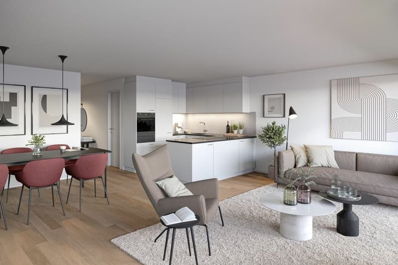 Appartements rénovés de 1 pièce à Wabern (2)