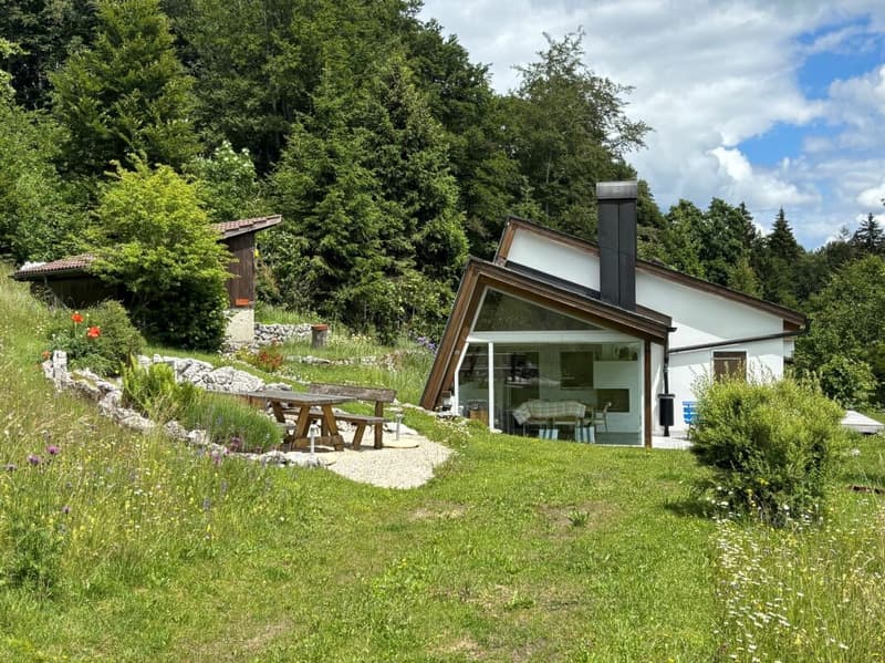 Exklusives Ferienhaus mit grossem Umschwung an äusserst ruhiger Lage (2)