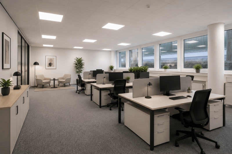 Espace de bureau/commercial aménagé à Mattenhof avec espace extérieur privé (5)