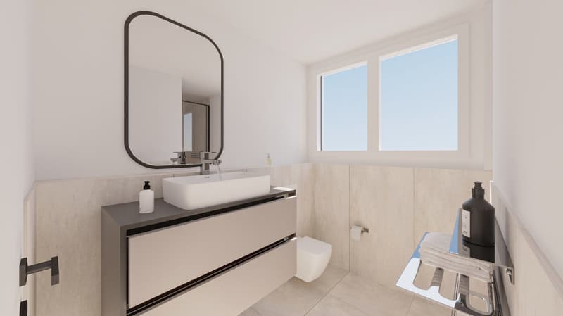 Modern 4.5-room new building apartment (Apartment B) with garden and underground parking in Ziefen (7)