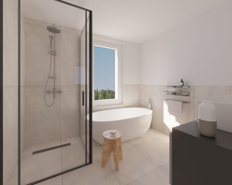 Modern 4.5-room new-build apartment (A) with garden and underground parking in Ziefen (4)
