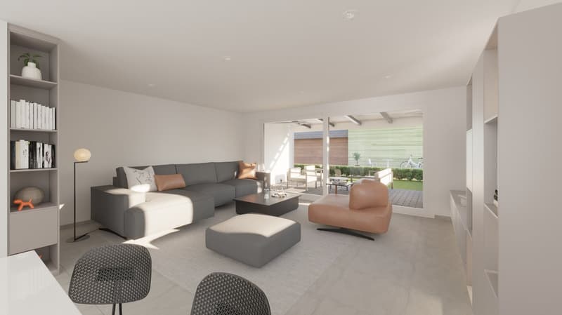 Modern 4.5-room new-build apartment (A) with garden and underground parking in Ziefen (9)