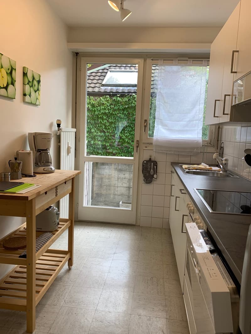 Spacious apartment with unique layout, private garden near historic Spalentor (4)