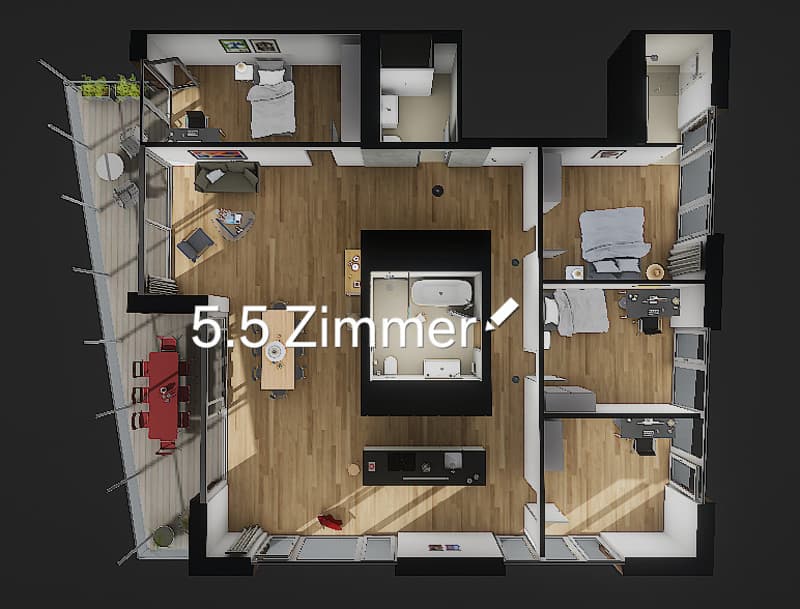 For Individualists - Living Experience with Three Meter High Rooms (9)