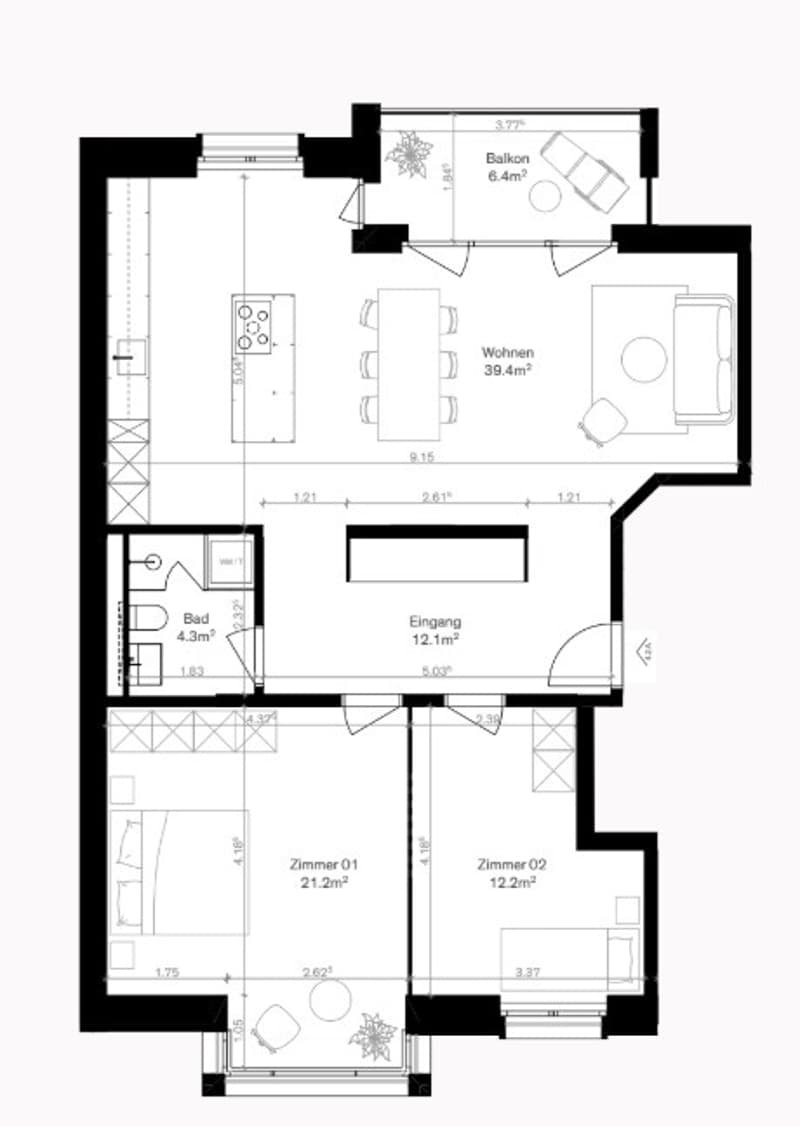 RAFFINIERTE ARCHITEKTUR, QUALITÄT UND ZEITLOSE ELEGANZ (8)