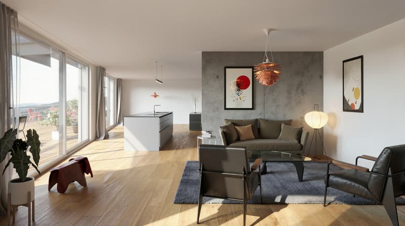 APPARTAMENTO NELL'ATTICO UNICO CON VISTA PANORAMICA MOZZAFIATO (2)