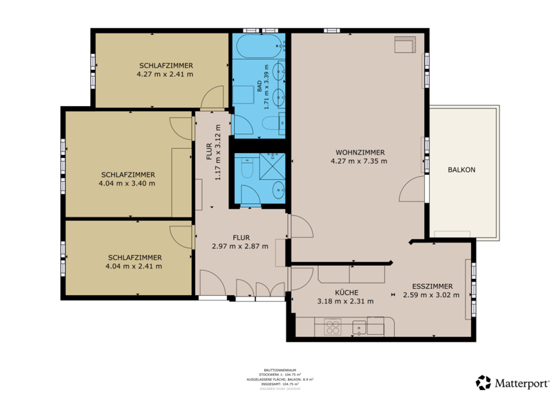 Appartement de 4,5 pièces élégant - prêt à être occupé immédiatement (5)