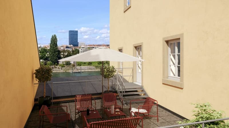 Living Directly on the Rhine in the St. Alban-Tal (9)