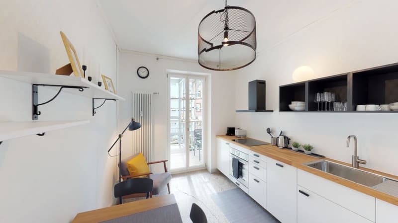 Renoviert & trendig - Renovierte Altbau-Wohnung nahe Bahnhof SBB (1)