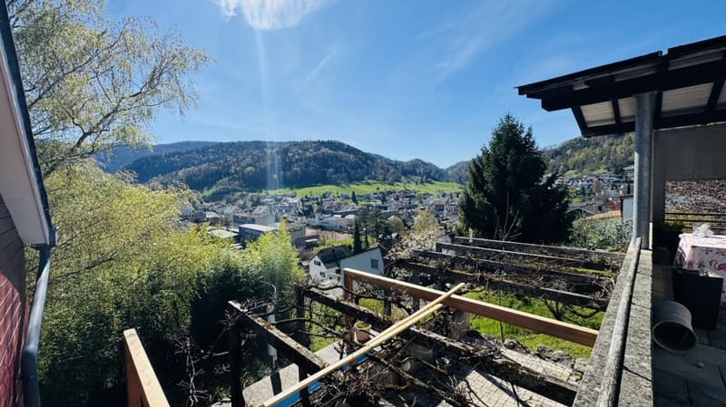 Maison d'architecte de 6,5 pièces avec piscine, garage, 3 places de parking et vue dégagée (32)