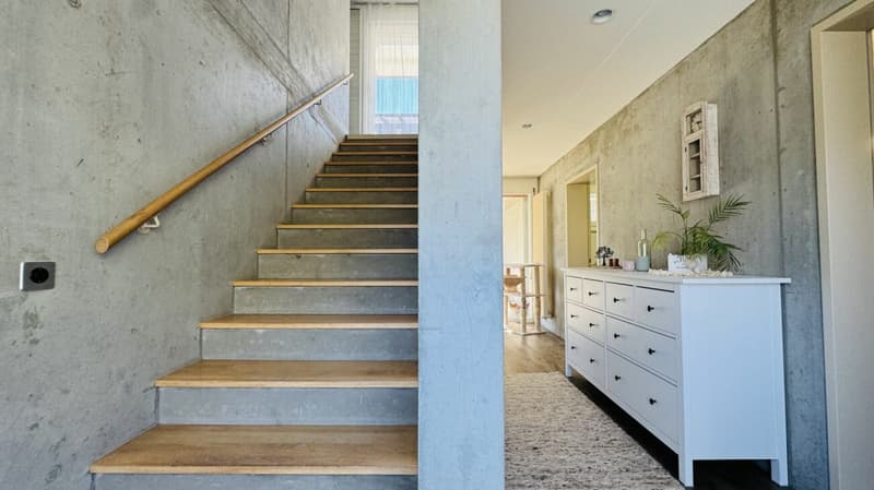 Maison d'architecte de 6,5 pièces avec piscine, garage, 3 places de parking et vue dégagée (29)