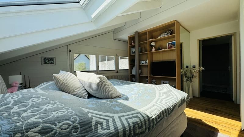 Maison d'architecte de 6,5 pièces avec piscine, garage, 3 places de parking et vue dégagée (7)