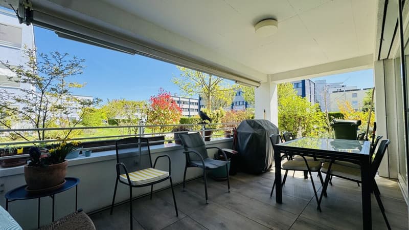 Neuwertige 4.5-Zimmer-EG Wohnung, 2 Nasszellen, Loggia, Gartenanteil, Lift, Keller und 1 AEHP (15)
